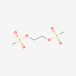 molecular formula C4H10O6S2 B1198287 Ethylene dimethanesulfonate CAS No. 4672-49-5