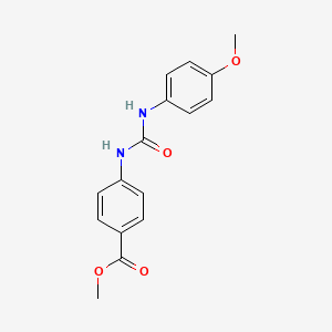 METHYL 4-{[(4-METHOXYANILINO)CARBONYL]AMINO}BENZOATE