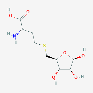 molecular formula C9H17NO6S B1198298 S-核糖基高半胱氨酸 