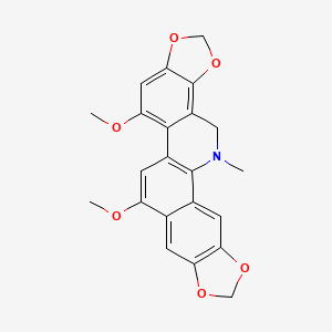molecular formula C22H19NO6 B1198301 二氢马卡品 CAS No. 77785-12-7