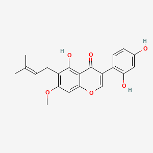 molecular formula C21H20O6 B1198304 7-O-Methylluteone CAS No. 122290-50-0