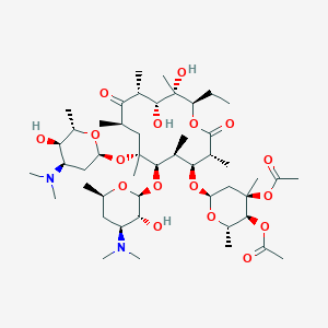 molecular formula C48H84N2O17 B1198313 Megalomicin C1 