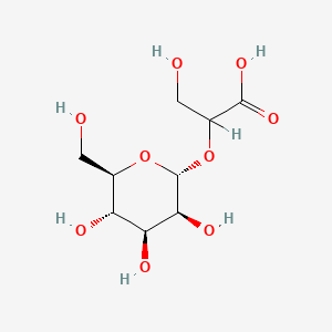 molecular formula C9H16O9 B1198315 Mannosylglycerate 