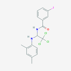 3-Iodo-N-(2,2,2-trichloro-1-(2,4-dimethylanilino)ethyl)benzamide