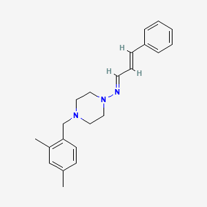 N-(4-(2,4-Dimethylbenzyl)-1-piperazinyl)-N-(3-phenyl-2-propenylidene)amine