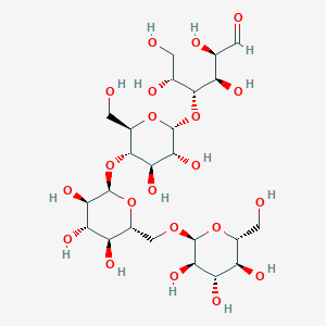 molecular formula C24H42O21 B1198342 Tetraglucoside CAS No. 35175-16-7