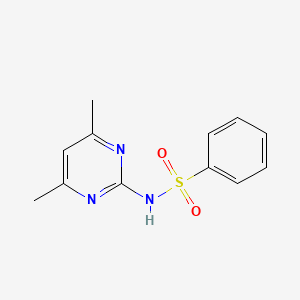 molecular formula C12H13N3O2S B1198343 Desaminosulfamethazine CAS No. 6149-31-1