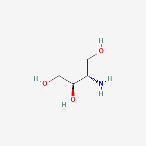 molecular formula C4H11NO3 B1198350 (2r,3s)-3-Aminobutane-1,2,4-triol CAS No. 62397-88-0