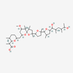 molecular formula C40H70O10 B1198363 Dihydrogrisorixin CAS No. 71641-04-8