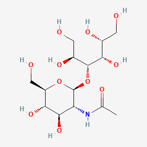 molecular formula C14H27NO11 B1198368 2-乙酰氨基-2-脱氧葡萄糖基半乳糖醇 CAS No. 76319-51-2