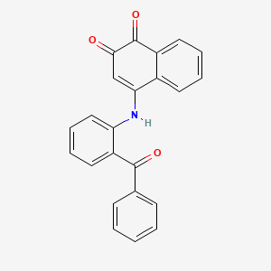 4-(2-Benzoylanilino)-1,2-naphthalenedione