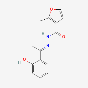 N'-(1-(2-Hydroxyphenyl)ethylidene)-2-methyl-3-furohydrazide