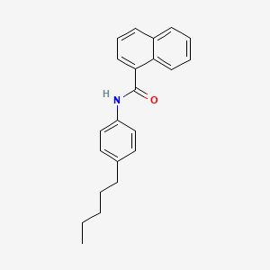 N-(4-pentylphenyl)naphthalene-1-carboxamide