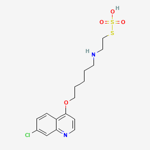 molecular formula C16H21ClN2O4S2 B1198372 Almarl CAS No. 41287-43-8