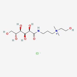 molecular formula C13H29ClN2O7 B1198380 Quaternium-22 CAS No. 51812-80-7