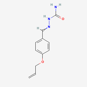 molecular formula C11H13N3O2 B11983859 [(4-Prop-2-enoxyphenyl)methylideneamino]urea CAS No. 3256-36-8