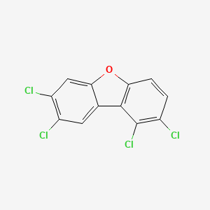 molecular formula C12H4Cl4O B1198386 1,2,7,8-四氯二苯并呋喃 CAS No. 58802-20-3