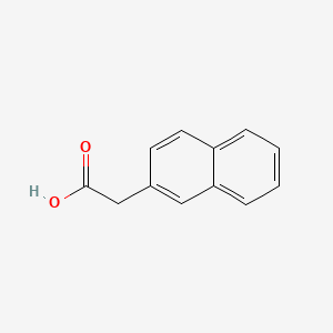molecular formula C12H10O2 B1198389 2-萘乙酸 CAS No. 581-96-4