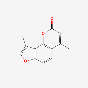 molecular formula C13H10O3 B1198392 4,4'-二甲基天使芹素 CAS No. 22975-76-4