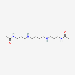 molecular formula C14H30N4O2 B1198396 N1,N12-二乙酰精胺 CAS No. 61345-83-3