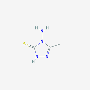 B119840 4-amino-5-methyl-4H-1,2,4-triazole-3-thiol CAS No. 20939-15-5