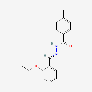 molecular formula C17H18N2O2 B11984008 N'-(2-ethoxybenzylidene)-4-methylbenzohydrazide CAS No. 303084-49-3