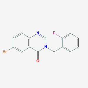 6-Bromo-3-(2-fluorobenzyl)-4(3H)-quinazolinone