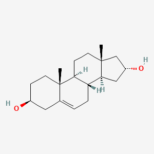 molecular formula C19H30O2 B1198408 Cetadiol CAS No. 3642-89-5