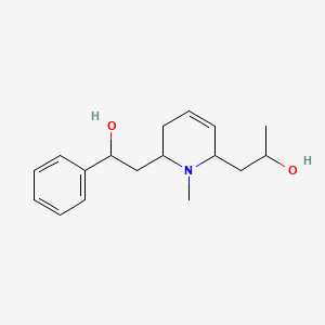molecular formula C17H25NO2 B1198424 Sedinine Hydrochloride CAS No. 77784-08-8