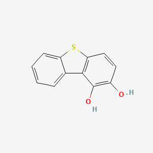 molecular formula C12H8O2S B1198434 1,2-Dihydroxydibenzothiophene 