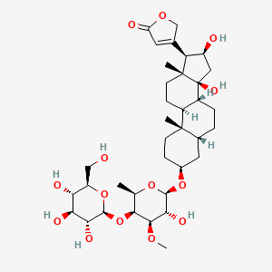 molecular formula C36H56O14 B1198436 Digitalin CAS No. 752-61-4