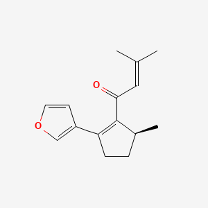molecular formula C15H18O2 B1198438 Dehydromyodesmone 