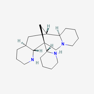 molecular formula C20H35N3 B1198439 (-)-奥莫沙宁 CAS No. 5001-21-8