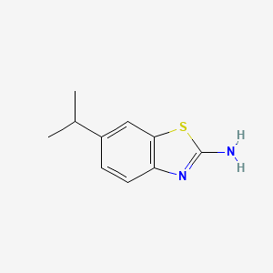 molecular formula C10H12N2S B1198445 6-Isopropyl-benzothiazol-2-ylamine CAS No. 32895-14-0