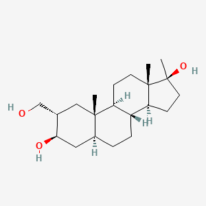 B1198453 2alpha-(Hydroxymethyl)-17-methyl-5alpha-androstane-3beta,17beta-diol CAS No. 6945-91-1
