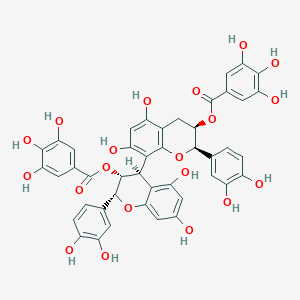 molecular formula C₄₄H₃₄O₂₀ B119846 3,3'-没食子酰原花青素 B2 CAS No. 79907-44-1