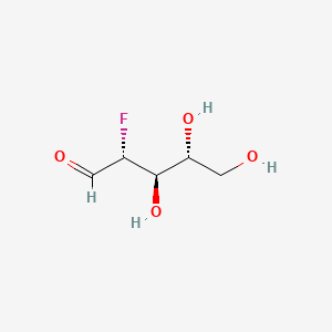 molecular formula C5H9FO4 B1198460 D-核糖，2-脱氧-2-氟- CAS No. 7226-33-7