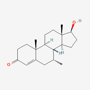 B1198464 7alpha-Methyltestosterone CAS No. 7642-58-2