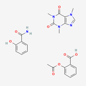 B1198465 Aspirin mixture with caffeine and salicylamide CAS No. 53664-50-9
