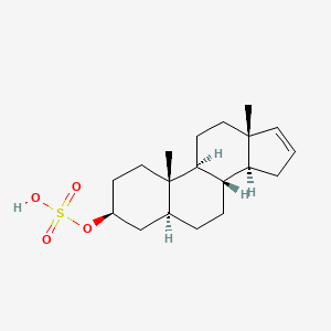 molecular formula C19H30O4S B1198474 Aeo sulfate CAS No. 39156-29-1