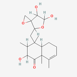 molecular formula C20H30O6 B1198493 Spirocardin A CAS No. 99401-76-0