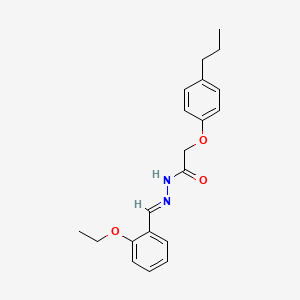 molecular formula C20H24N2O3 B11985051 N'-(2-Ethoxybenzylidene)-2-(4-propylphenoxy)acetohydrazide CAS No. 302910-68-5