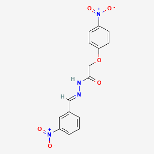 N'-(3-Nitrobenzylidene)-2-(4-nitrophenoxy)acetohydrazide