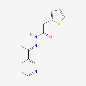 N'-[(E)-1-(3-pyridinyl)ethylidene]-2-(2-thienyl)acetohydrazide