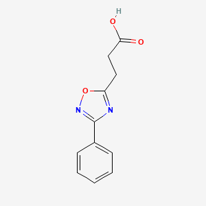 B1198526 3-(3-Phenyl-1,2,4-oxadiazol-5-yl)propanoic acid CAS No. 24088-59-3