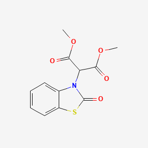 Propanedioic acid, (2-oxo-3(2H)-benzothiazolyl)-, dimethyl ester