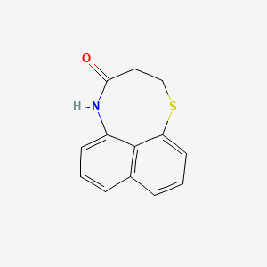 molecular formula C13H11NOS B1198541 2,3-二氢萘[1,8-bc][1,5]噻嗪-4(5H)-酮 