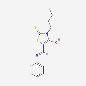 5-(Anilinomethylene)-3-butyl-2-thioxo-1,3-thiazolidin-4-one