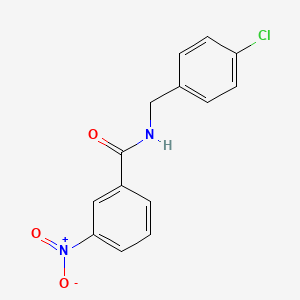 molecular formula C14H11ClN2O3 B11985545 N-(4-Chlorobenzyl)-3-nitrobenzamide 