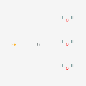 molecular formula FeH6O3Ti B1198559 Ilmenite CAS No. 12168-52-4